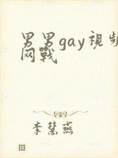 男男gay视频网战