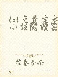 txt免费完本小说阅读器下载