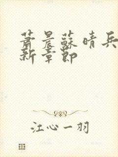 萧晨苏晴兵王最新章节