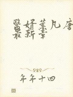 医婿叶凡唐若雪最新章