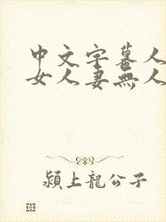 中文字幕人妻熟女人妻无人在线