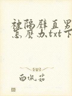 被隔壁直男看上怎么办txt下载封面