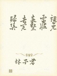 归去来电视剧全集完整版免费高清