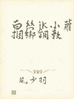 白丝jk小萝莉捆绑调教