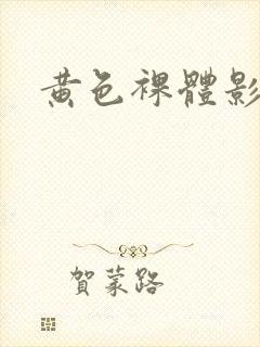 黄色裸体影视封面