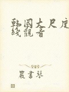 韩国大尺度片在线观看