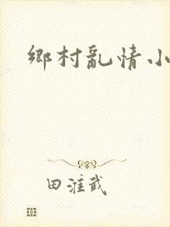乡村乱情小说