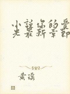 小说你的爱如星光最新章节目录