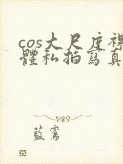 cos大尺度裸体私拍写真