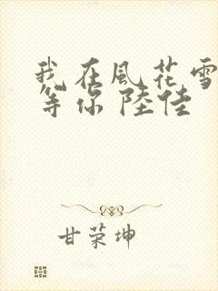 我在风花雪月里等你 陆佳