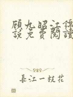 顾九昭江锦禾小说免费阅读最新章节