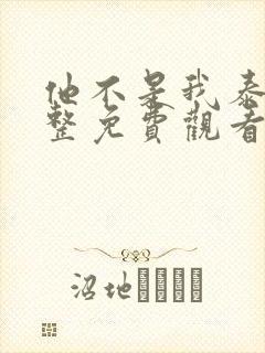 他不是我泰剧完整免费观看