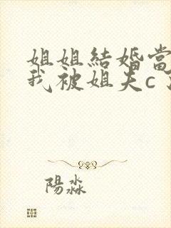 姐姐结婚当晚,我被姐夫c了by东度日