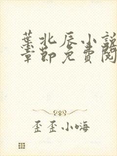 叶北辰小说最新章节免费阅读无弹窗