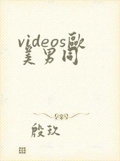 videos欧美男同