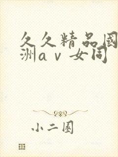 久久精品国产亚洲aⅴ女同