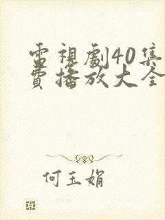 电视剧40集免费播放大全