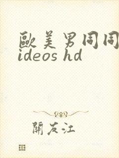 欧美男同同性videos hd封面