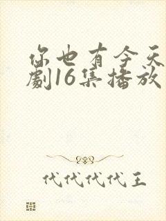 你也有今天电视剧16集播放免费观看