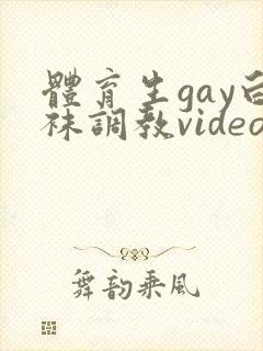 体育生gay白袜调教video