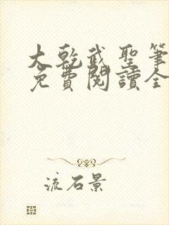 大乾武圣笔趣阁免费阅读全文无弹窗