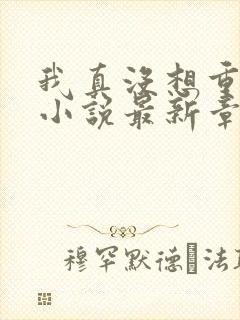 我真没想重生啊小说最新章节封面