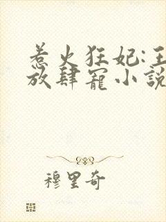 惹火狂妃:王爷放肆宠小说免费阅读