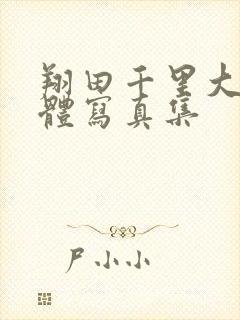 翔田千里大胆裸体写真集