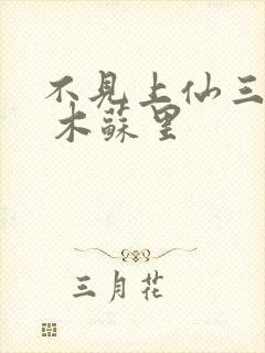 不见上仙三百年 木苏里