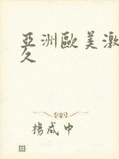 亚洲欧美激情久久封面