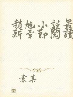 赵旭小说最新更新章节阅读免费封面