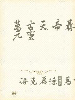 万古天帝聂天的元灵