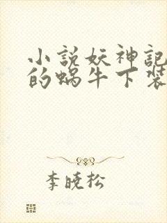 小说妖神记发飙的蜗牛下装电子书