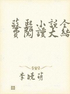 苏熙小说全文免费阅读大结局封面