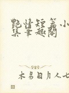 艳情短篇小说合集笔趣阁