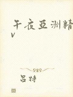 午夜亚洲精品av