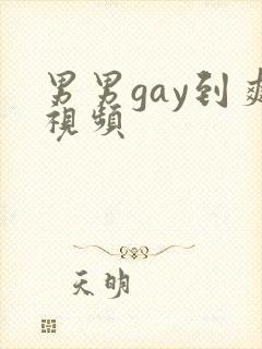 男男gay到爽视频