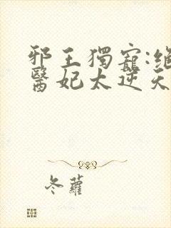 邪王独宠:绝色医妃太逆天/