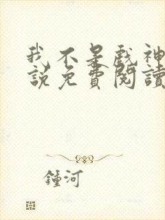 我不是戏神的小说免费阅读