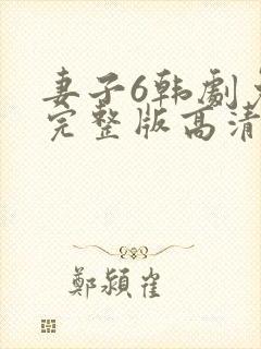 妻子6韩剧免费完整版高清版