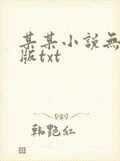 某某小说无删减版txt
