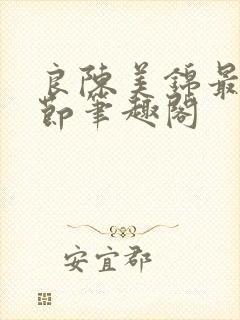 良陈美锦最新章节笔趣阁封面