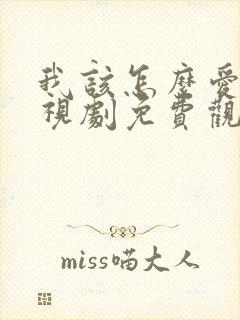 我该怎么爱你电视剧免费观看