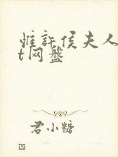 惟许侯夫人txt网盘