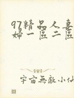 97精品人妻少妇一区二区