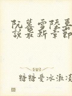 阮慕雪陆嘉珩小说最新章节免费阅读