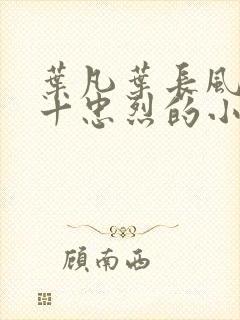 叶凡叶长风一门十忠烈的小说名字