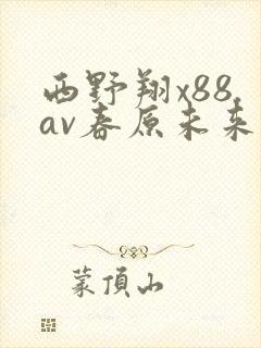 西野翔x88.av春原未来