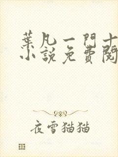 叶凡一门十忠烈小说免费阅读全文封面