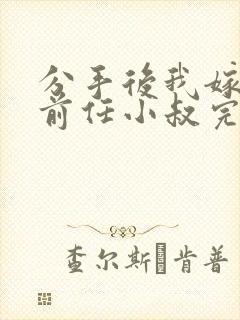 分手后我嫁给了前任小叔完整小说